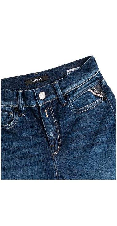 BOY 11 OZストレッチスリムロークロッチデニムショートパンツ 詳細画像
